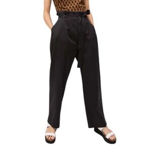 EVERLANE  Paper bag Pants  - Black size small NWT